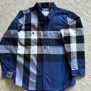 Burberry youth button up shirt.